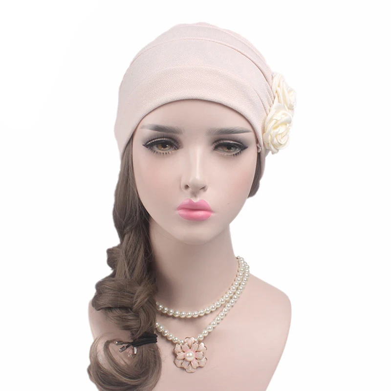 nouveau femmes hijab turban chapeau dame cancer chimio perte de cheveux casquette tête écharpe enveloppement couverture