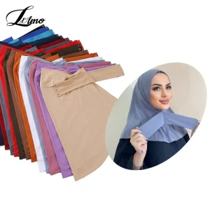 Maillot instantané Hijab sous-capuchon Hijabs pour femme femmes musulmanes casquette Hijab couverture complète fermeture à pression bandeau écharpe Islam Turban
