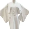 kimono traditionnel japonais juban pour femme, tenue de bain blanche, doublure avec ceinture, pour adulte