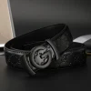 ceinture pour hommes ceinture à la mode pour hommes lettre g boucle marque de luxe ceinture mâle patron style d'affaires