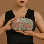 Sac de soirée élégant pour femmes, sac à main brodé de fleurs exquis, robe de soirée de mariage luxueuse, pochette de Banquet pour dîner