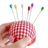 Épingles à coudre à tête de perle longue, 50/80/100 pièces, épingle droite de couleur en forme de poire pour bricolage, artisanat, aiguille de quilting, couturière, outils de couture