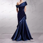 Robes De soirée élégantes robe De bal glamour perles Appliques longueur De plancher Robes charmantes 2025 robes De Gala personnalisées 2026