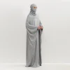 robe de prière une pièce à manches smocks pour femmes, abayas musulmanes, hijab, jilbabs, kaftans à capuche, robe islamique, dubaï, saoudien, modestie turque