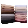 bonne couture modal coton jersey hijab Écharpe longue châle musulman plaine doux turban tête wraps pour les femmes musulmanes bandeau 170x60cm