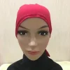 jersey sous écharpe hijab chapeau intérieur femmes musulman bandana bonnet os arabe bonnet chapeaux casquette pansement bonnets skullies musulman