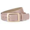 ceinture à boucle ardillon en or métallique simple pour femmes, accessoires en jean décontractés à la mode, ceinture gothique rétro en cuir pu blanc