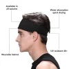 bandeau anti transpiration évacuant l'humidité, bandeau de sport sec et confortable, extensible et sûr, idéal pour hommes et femmes, fitness, yoga, entraînement, course à pied