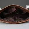 pochette en cuir de cheval vintage pour hommes, pocommuniste d'affaires de luxe, sac à main, sac enveloppe pour ipad, elin, 2022