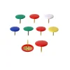 100 pièces couleur punaises décoratives multi fonctionnelles à tête plate punaises décoration murale punaises photo broche bureau école