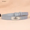 ceinture fine élégante en cuir véritable pour femmes, cintré à la taille élégant pour robes, accessoire de taille à la mode