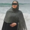 foulard en viscose rayonne de qualité supérieure, tissu crêpe, hijab froissé, châles de couleur unie, foulards respirants pour femmes, hijab en rayonne texturée