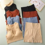 Ensemble de Yoga pour femmes, vêtements d&rsquo;entraînement, Leggings sans couture, soutien-gorge, short taille haute, survêtement