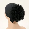 Hijabs musulmans pour femmes, écharpe de chapeau à fond Modal fin, Turban de couleur unie avec dentelle Panhua Islam, bandeau enveloppant la tête avec cravate au dos Hijabs musulmans pour femmes, écharpe de chapeau à fond Modal fin, Turban de couleur unie avec dentelle Panhua Islam, bandeau enveloppant la tête avec cravate au dos