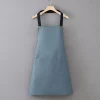 tablier polyvalent à double sangle pour les travaux de cuisine caractéristiques personnalisables couverture imperméable à l'huile durable pratique pour un usage quotidien
