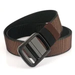 Ceinture en Nylon moderne pour hommes, Design sans trou, ceinture Web souple et réglable, ceintures à cliquet classiques confortables, Occasions décontractées