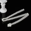 chaîne de taille en perles pour femmes, ceinture élastique incrustée de diamants avec décoration de taille, ceinture fine, ceinture élastique perlée