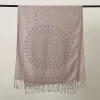 foulard pashmina de luxe pour femmes musulmanes, styles bohémien, châle enveloppant, paisley, fleurs jacquard, glands, hijab