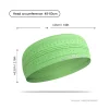 1pc sport bandeaux pour hommes femmes anti dérapant évacuant l'humidité entraînement bandeau fitness course cyclisme football yoga bandeau