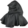 cape gothique punk à capuche pour halloween, pour cosplay, unisexe, rôle pour adultes, cosplay, sorcière médiévale, manteau, costume, chapeau de fête