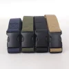 Ceinture militaire tressée en Nylon pour hommes, 125cm, ceintures militaires réglables pour voyage en plein air, taille tactique avec boucle en plastique pour pantalons