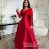 robe de soirée arabe personnalisée, épaules dénudées, col en v, paillettes, manches longues, ligne a, robe de soirée en satin, robes de bal formelles