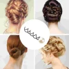 pinces à cheveux en perles pour femmes, 10 pièces, épingle à cheveux pour dames, bobine en spirale, mariée