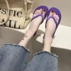 femmes tongs sol chaussures plates intérieur été maison pantoufles dames pantoufle multi couleurs confortable zapatillas de hombre