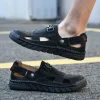 sandales pour hommes confortables chaussures d'été respirantes pour hommes de haute qualité sandales souples classiques pour hommes baskets sandales de plage pour hommes de mode