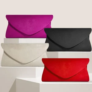 Pochette Élégante en Forme d&rsquo;Enveloppe pour Femme, Sac à Main à la Mode, pour Soirée, Mariage, ix, Messager, Portefeuille, pour Banquet