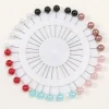 Épingles à perles pour écharpe de sauna, épingles à nourrice pour hijab musulman, épingles à nourrice pour écharpe islamique, pinces à broche, accessoire de mode, comparateur de couleurs