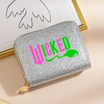 Pochette méchante pour femmes, portefeuille de mode musicale pour filles, porte-monnaie d&rsquo;école de voyage, porte-carte d&rsquo;identité pour enfants, portefeuille de poche, cadeau, nouveau