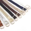 ceinture tressée vintage pour femme, ceinture décontractée pour femme, bandeaux de robe pour femme, ceinture tissée