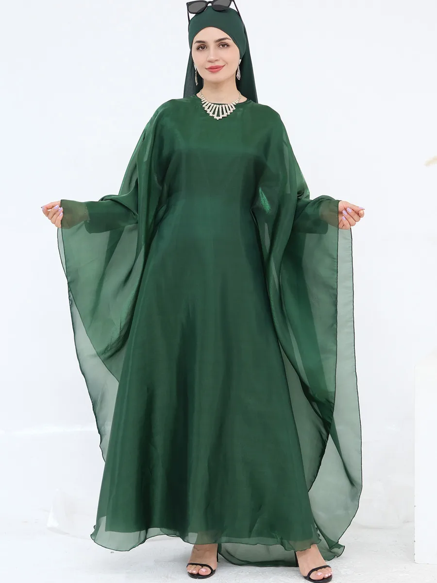 femmes musulmanes dubaï abaya deux pièces ensemble de luxe tache hijab robe longue caftan modeste ramadan robe femme islam vêtements ensemble kebaya
