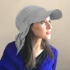 casquette hijabs instantanée de couleur unie pour femmes, bonnet en voile, chapeaux de soleil musulmans, écharpe enveloppante, casquettes de baseball, bandana, bonnet turban