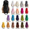 Foulard carré classique en soie pour femmes, Bandana Hijab solide de 90cm, style Hip-Hop, coupe-vent, châle, accessoires pour cheveux