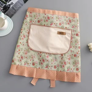 Tablier de cuisine élégant pour la maison, demi-corps avec attaches réglables, toile en coton de bambou, résistant à l&rsquo;huile, Logo personnalisable, vêtements de travail