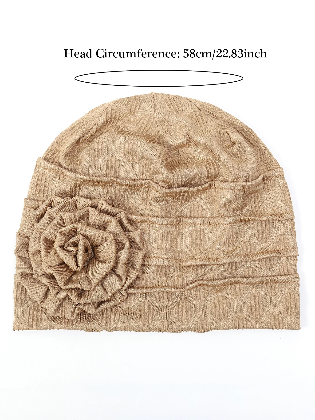 turban hijab pour femmes musulmanes, bonnet pour dames musulmanes, décor de fleurs, écharpe pour ramadan, tête ronde, chapeaux indiens, document solide, à la mode