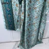 winyi robe musulmane pour femmes, abaya africaine, dubaï, col ras du cou, imprimé, kaftan, élégante, longueur maxi, tenue de plage