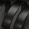 ceinture en cuir à boucle automatique pour hommes, heure d'affaires pour courir, boucle de taille dorée, ceinture de luxe, décoration en strass