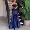 Robe longue de Cocktail en Satin pour femmes, luxueuse, élégante, épaules dénudées, Corset, célébrité, cérémonie, invité, robe de bal, 2025