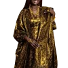 Robe de bal de fête, robe traditionnelle imprimée africaine, robe de cérémonie traditionnelle élégante