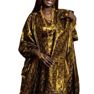 Robe de bal de fête, robe traditionnelle imprimée africaine, robe de cérémonie traditionnelle élégante