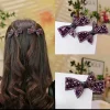 pince à cheveux en strass violet rétro bb pour femme, épingle à cheveux, clip latéral en cristal brillant, cadeau d'anniversaire pour filles
