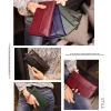porte monnaie mince en cuir véritable femmes portefeuille de luxe femme longue pochette monnaie téléphone portefeuilles et sacs à main dames porte carte vallet