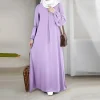 mode à manches longues musulman maxi robes pour les femmes arabie saoudite dubaï abaya fête décontracté robe à paillettes décontracté caftan marocain