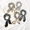 petite écharpe carrée, style automne pour femmes, chic et à la mode, bandeau rétro français ins et foulard long