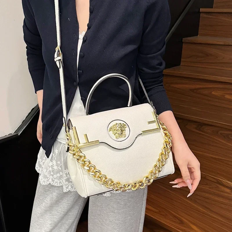 Sac à main en cuir pour femmes, fourre-tout de luxe élégant, fourre-tout de styliste, sac à bandoulière pour un Look quotidien attrayant