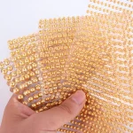 Autocollants en biscuits pour décoration qualifiée ale bricolage, fête de maquillage, nail art, 4 couleurs différentes