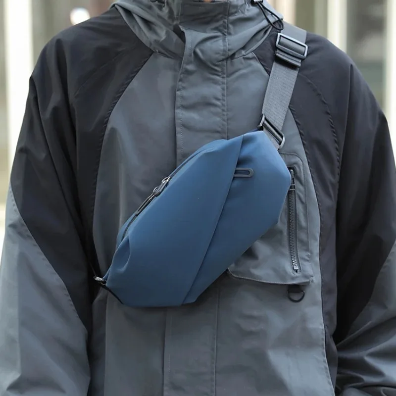 Hommes minimaliste Sports de plein air course Jogging taille sac homme étanche Fanny Pack élégant bandoulière ceinture sac taille sac pour hommes